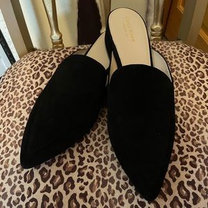 Cole Haan suede mules